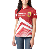 Custom Gibraltar We are Champions Women Polo Shirt Sporty Style