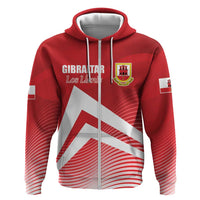 Custom Gibraltar We are Champions Zip Hoodie Sporty Style