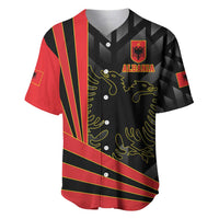 Custom Albania Football We are Champions Baseball Jersey Sporty Style with The Double-headed eagle