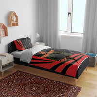 Custom Albania Football We are Champions Bedding Set Sporty Style with The Double-headed eagle