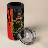 Custom Albania Football We are Champions 4 in 1 Can Cooler Tumbler Sporty Style with The Double-headed eagle