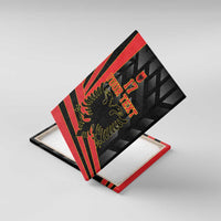 Custom Albania Football We are Champions Canvas Wall Art Sporty Style with The Double-headed eagle