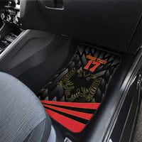 Custom Albania Football We are Champions Car Mats Sporty Style with The Double-headed eagle