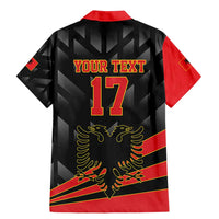 Custom Albania Football We are Champions Family Matching Mermaid Dress and Hawaiian Shirt Sporty Style with The Double-headed eagle