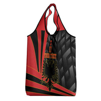 Custom Albania Football We are Champions Grocery Bag Sporty Style with The Double-headed eagle