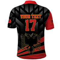 Custom Albania Football We are Champions Polo Shirt Sporty Style with The Double-headed eagle