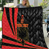Custom Albania Football We are Champions Quilt Sporty Style with The Double-headed eagle