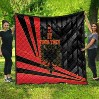 Custom Albania Football We are Champions Quilt Sporty Style with The Double-headed eagle