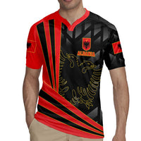 Custom Albania Football We are Champions Rugby Jersey Sporty Style with The Double-headed eagle