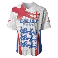 Custom England Football We are Champions Baseball Jersey Sporty Style The Three Lions
