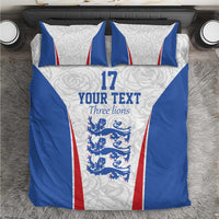 Custom England Football We are Champions Bedding Set Sporty Style The Three Lions