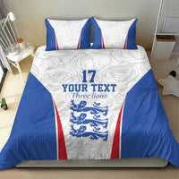 Custom England Football We are Champions Bedding Set Sporty Style The Three Lions