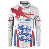 Custom England Football We are Champions Button Sweatshirt Sporty Style The Three Lions