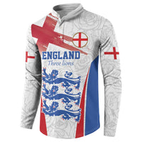 Custom England Football We are Champions Button Sweatshirt Sporty Style The Three Lions
