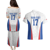 Custom England Football We are Champions Couples Matching Puletasi and Hawaiian Shirt Sporty Style The Three Lions