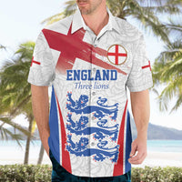Custom England Football We are Champions Hawaiian Shirt Sporty Style The Three Lions