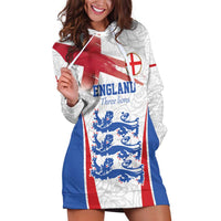 Custom England Football We are Champions Hoodie Dress Sporty Style The Three Lions