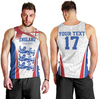Custom England Football We are Champions Men Tank Top Sporty Style The Three Lions
