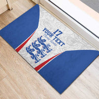 Custom England Football We are Champions Rubber Doormat Sporty Style The Three Lions
