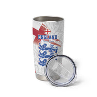 Custom England Football We are Champions Tumbler Cup Sporty Style The Three Lions