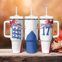 Custom England Football We are Champions Tumbler With Handle Sporty Style The Three Lions