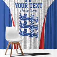 Custom England Football We are Champions Window Curtain Sporty Style The Three Lions