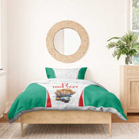 Custom Bulgaria Football We are Champions Bedding Set Sporty Style with Lion Mascot