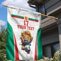 Custom Bulgaria Football We are Champions Garden Flag Sporty Style with Lion Mascot