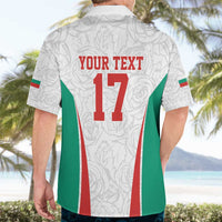 Custom Bulgaria Football We are Champions Hawaiian Shirt Sporty Style with Lion Mascot