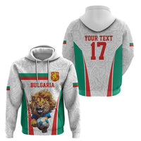 Custom Bulgaria Football We are Champions Hoodie Sporty Style with Lion Mascot
