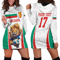 Custom Bulgaria Football We are Champions Hoodie Dress Sporty Style with Lion Mascot