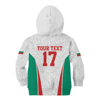Custom Bulgaria Football We are Champions Kid Hoodie Sporty Style with Lion Mascot