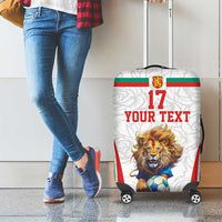 Custom Bulgaria Football We are Champions Luggage Cover Sporty Style with Lion Mascot