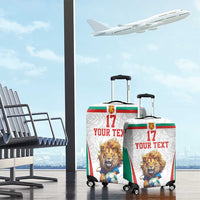 Custom Bulgaria Football We are Champions Luggage Cover Sporty Style with Lion Mascot