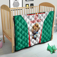 Custom Bulgaria Football We are Champions Quilt Sporty Style with Lion Mascot