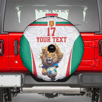 Custom Bulgaria Football We are Champions Spare Tire Cover Sporty Style with Lion Mascot