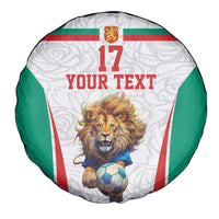 Custom Bulgaria Football We are Champions Spare Tire Cover Sporty Style with Lion Mascot