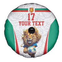 Custom Bulgaria Football We are Champions Spare Tire Cover Sporty Style with Lion Mascot