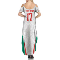 Custom Bulgaria Football We are Champions Summer Maxi Dress Sporty Style with Lion Mascot