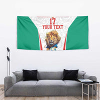 Custom Bulgaria Football We are Champions Tapestry Sporty Style with Lion Mascot