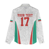 Custom Bulgaria Football We are Champions Women Casual Shirt Sporty Style with Lion Mascot