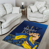 Personalized Ukraine Independence Day Area Rug Monument Nezalezhnosti