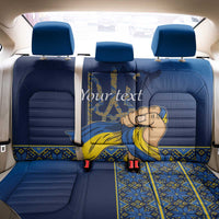 Personalized Ukraine Independence Day Back Car Seat Cover Monument Nezalezhnosti