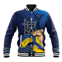Personalized Ukraine Independence Day Baseball Jacket Monument Nezalezhnosti