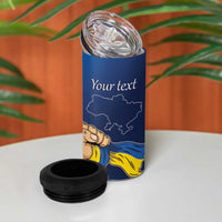 Personalized Ukraine Independence Day 4 in 1 Can Cooler Tumbler Monument Nezalezhnosti
