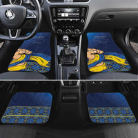 Personalized Ukraine Independence Day Car Mats Monument Nezalezhnosti