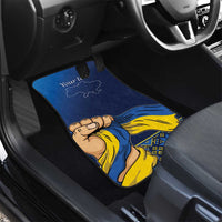Personalized Ukraine Independence Day Car Mats Monument Nezalezhnosti