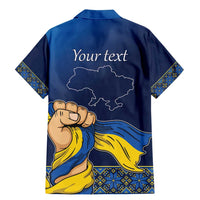 Personalized Ukraine Independence Day Family Matching Mermaid Dress and Hawaiian Shirt Monument Nezalezhnosti