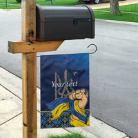 Personalized Ukraine Independence Day Garden Flag Monument Nezalezhnosti