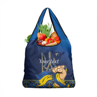 Personalized Ukraine Independence Day Grocery Bag Monument Nezalezhnosti